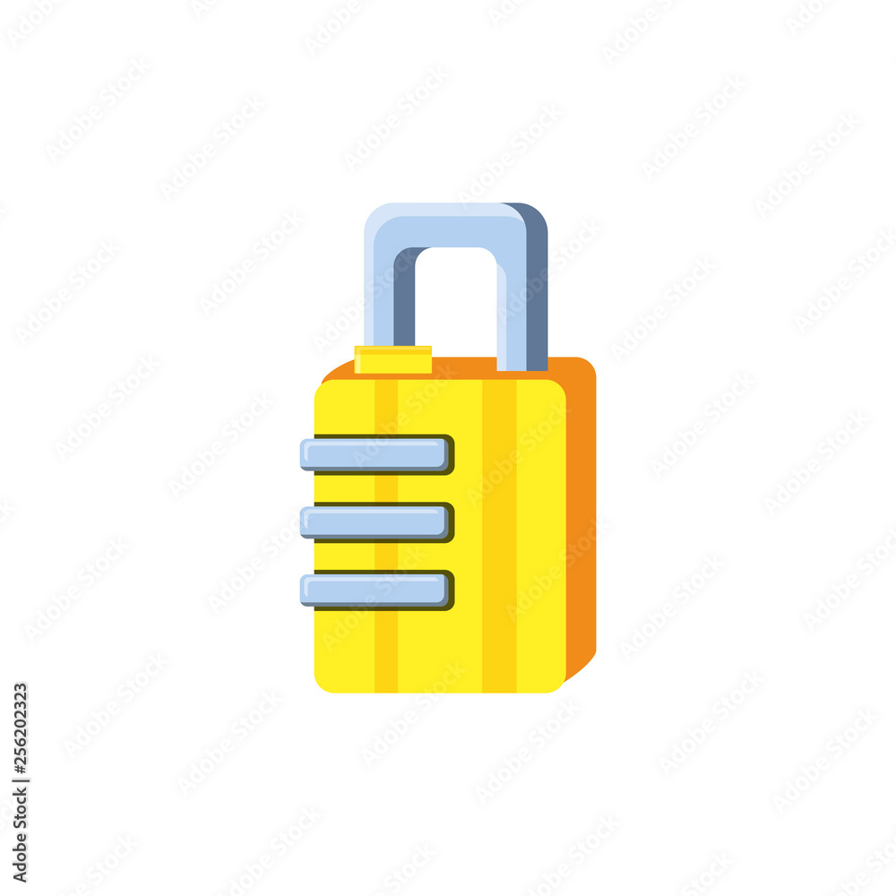 safe secure padlock isolated icon safe secure padlock isolated icon