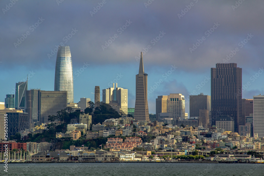Scenic view of San Francisco, California Scenic view of San Francisco, California