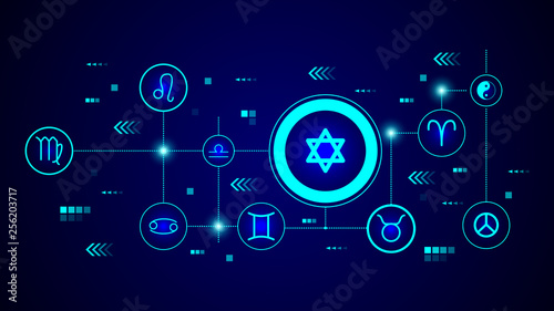 star of David icon. From Web set