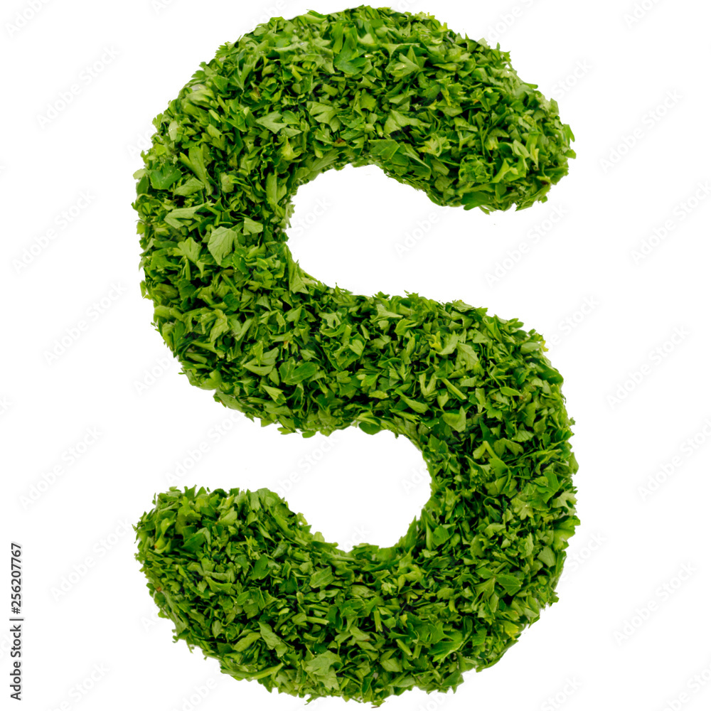 Letter S Parsley Alphabet Letter S Parsley Alphabet