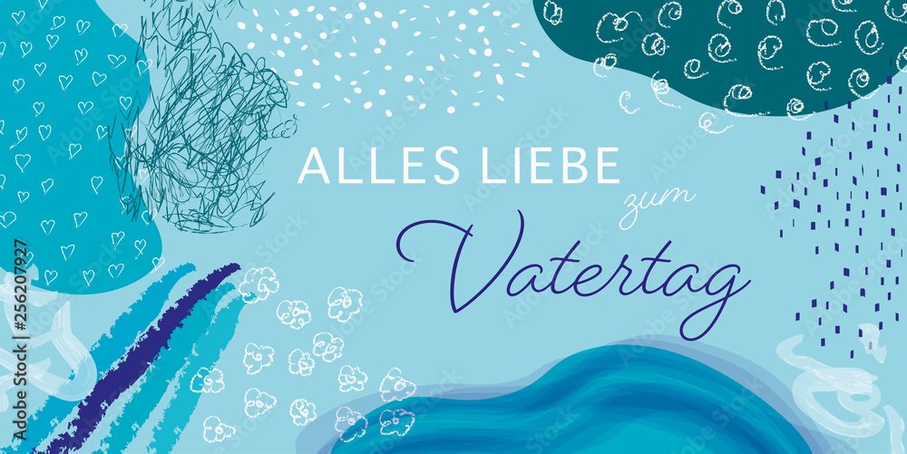 Glückwunsch Karte zum Vatertag Alles Liebe
