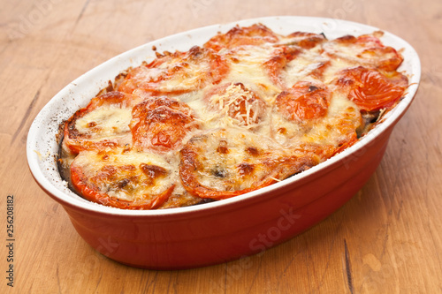 Classic Greek Moussaka with Eggplant