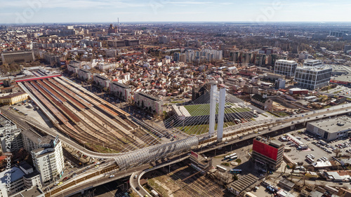 Panoramic view of Bucharest photo