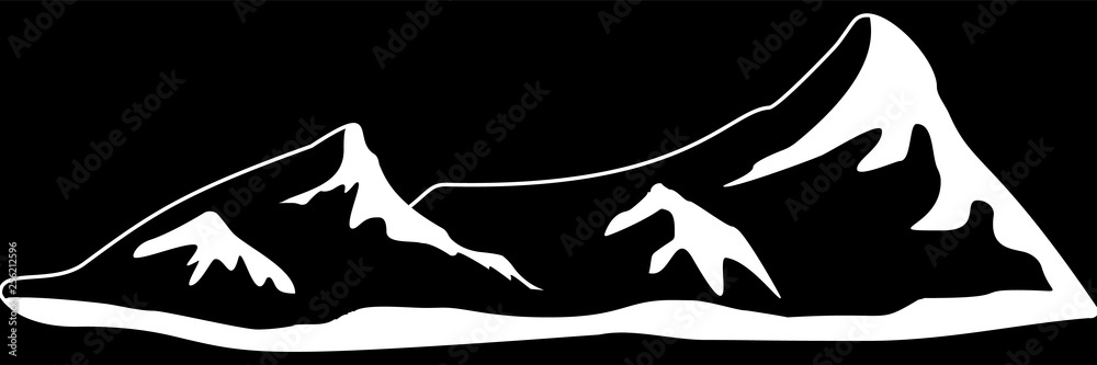 Mountains icon. Element of web for mobile concept and web apps icon. Glyph, flat icon for website design and development, app development Mountains icon. Element of web for mobile concept and web apps icon. Glyph, flat icon for website design and development, app development