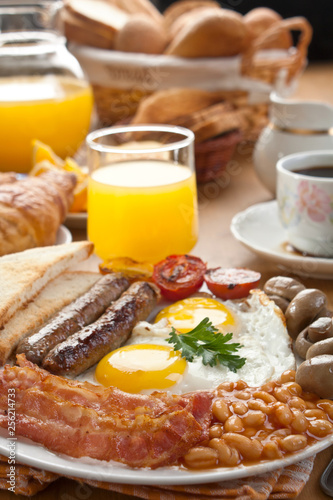 traditional full english breakfast