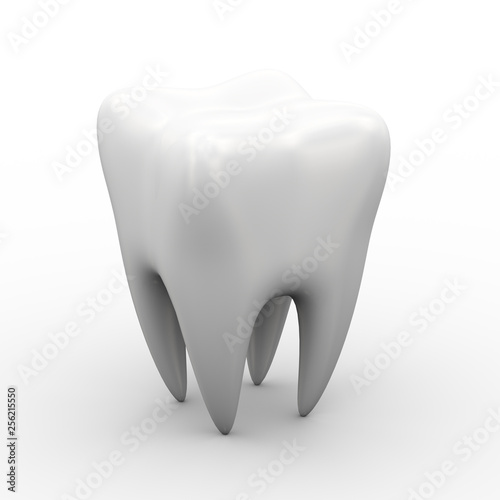 Fototapeta Naklejka Na Ścianę i Meble -  3d white tooth