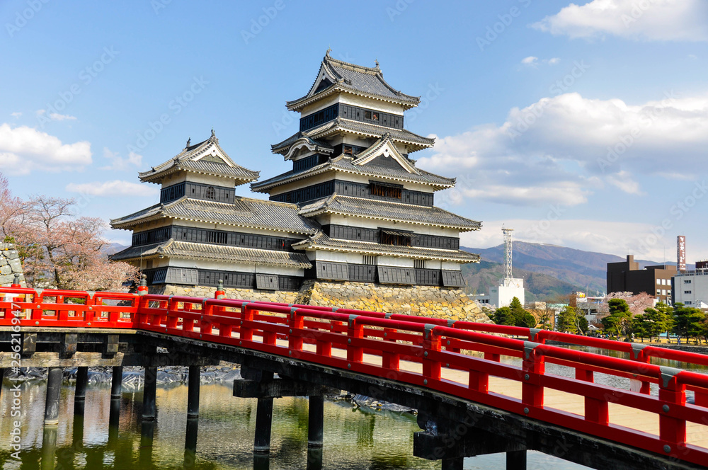 Exterior of the historic Matsumoto Castle. This is Japan's oldest castle and a National Treasure. Exterior of the historic Matsumoto Castle. This is Japan's oldest castle and a National Treasure.