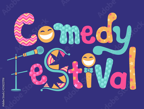 Comedy Festival Lettering I...