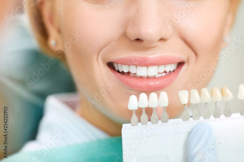 Teeth whitening dental clinic. photo