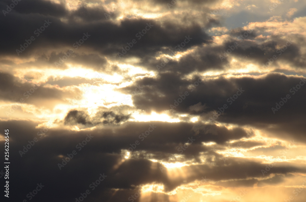 Fototapeta premium CLOUDS, PLANE, 