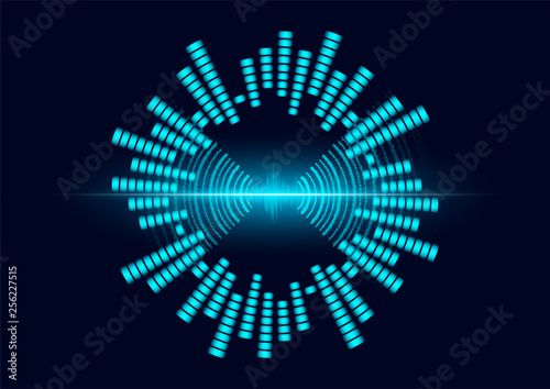 line soundwave abstract background