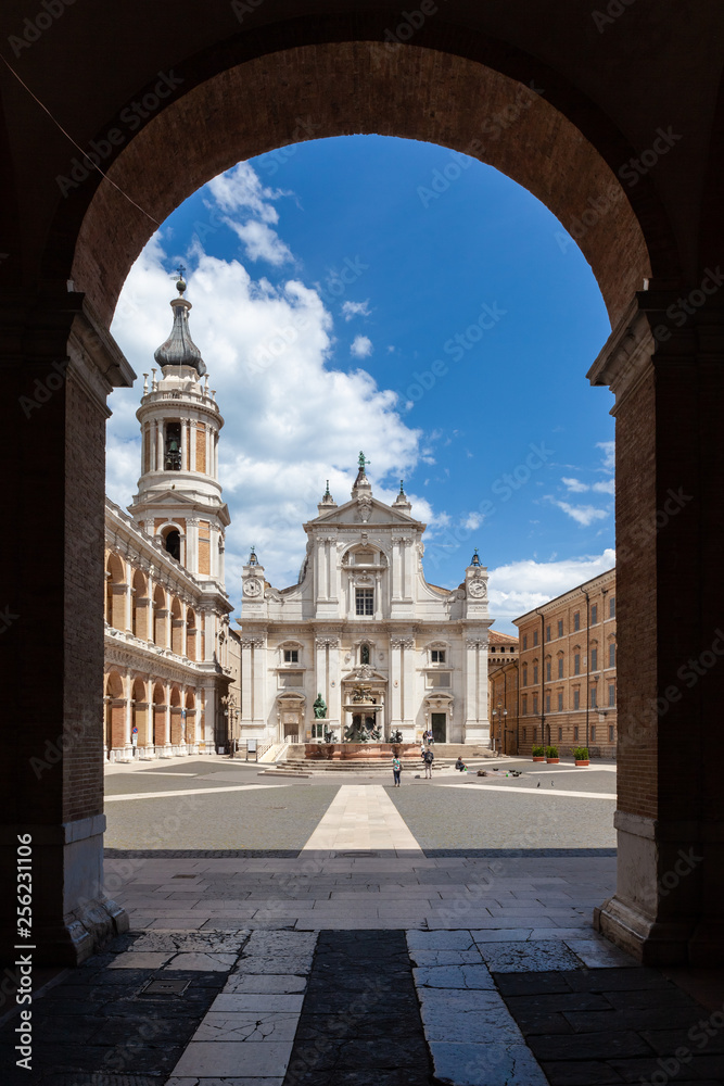 the Basilica della Santa Casa in Italy Marche