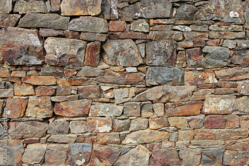 Fototapeta premium A stone wall (France) 
