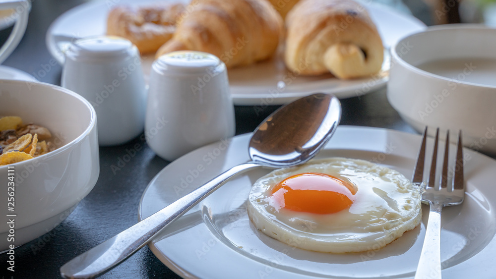 Breakfast With Fried Egg Breakfast With Fried Egg