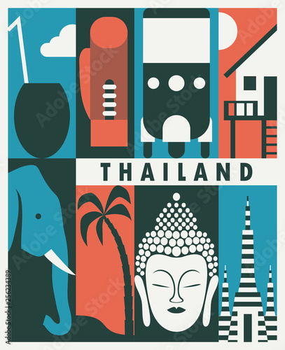 Vector Thailand background