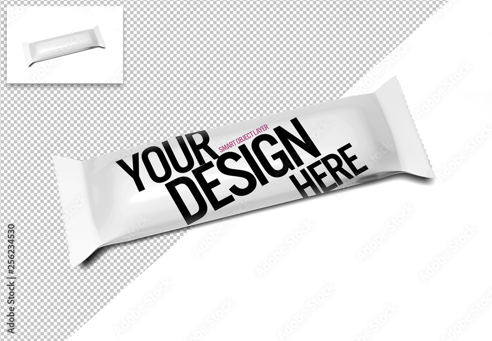 Cereal Bar Packaging Mockup Stock Template Adobe Stock