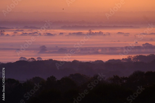 Fotografie misty sun
