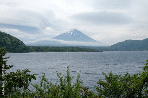 View in Lake Seiko, Japan. 