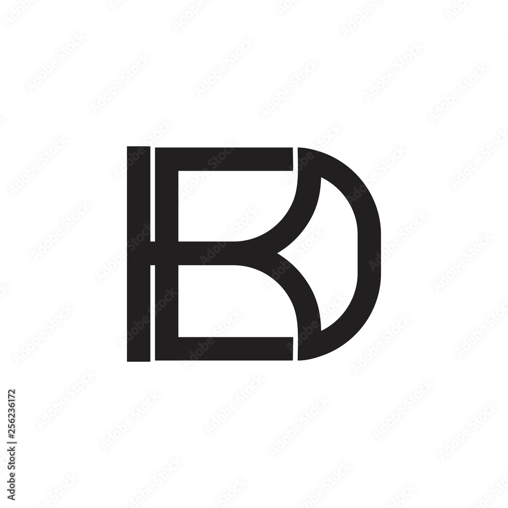 letter kd linked geometric line logo letter kd linked geometric line logo