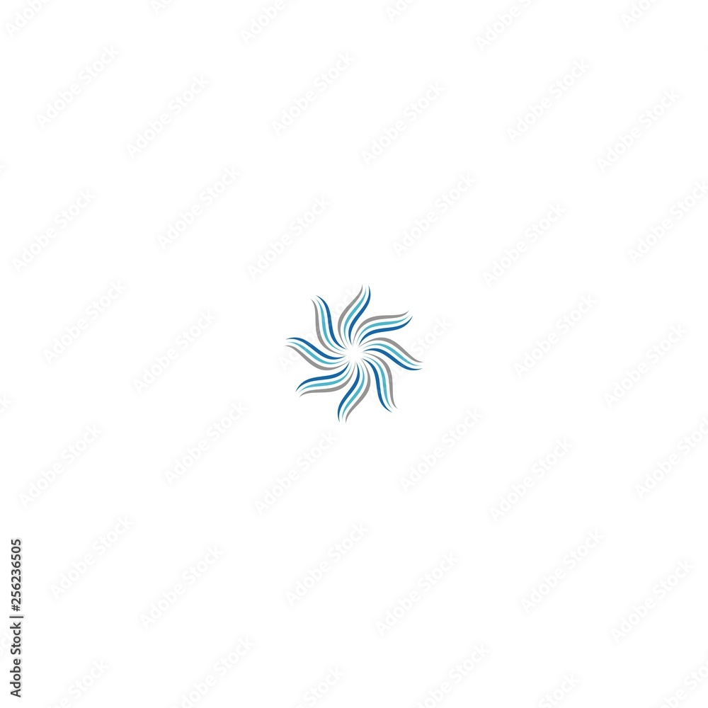 Obraz premium logo flower abstract