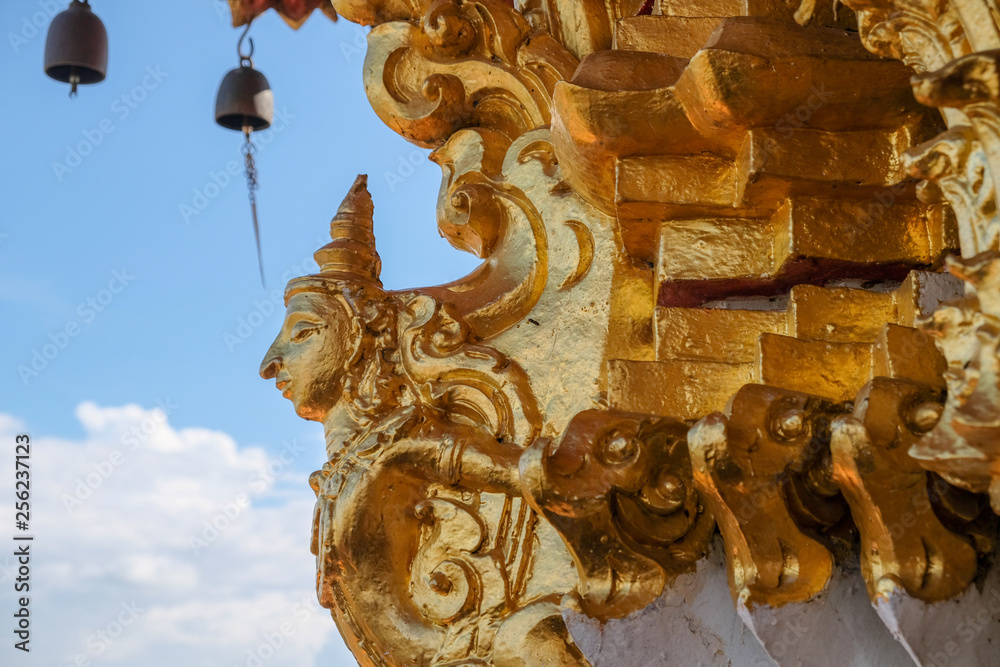 Beautiful landscape of Wat Nong Wang temple in Khon Kaen, Thailand