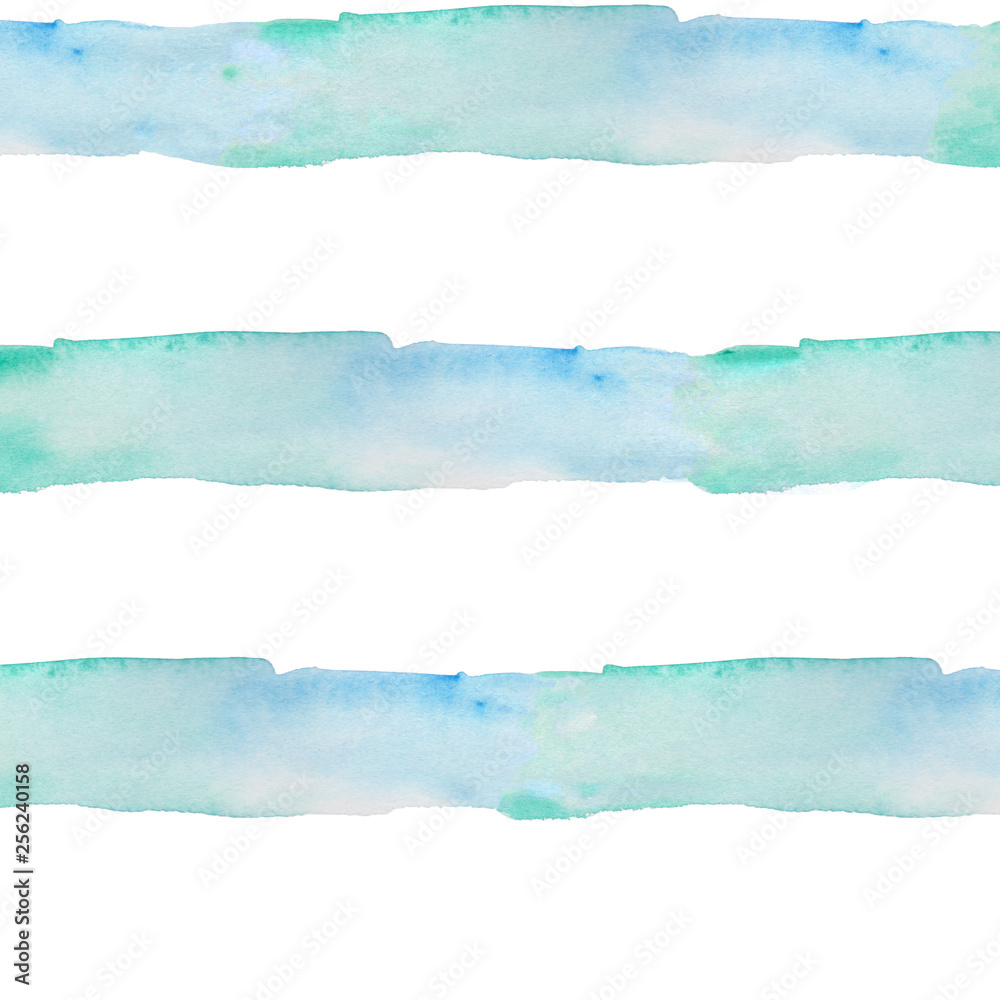 Watercolor abstract striped seamless pattern. Watercolor abstract striped seamless pattern.