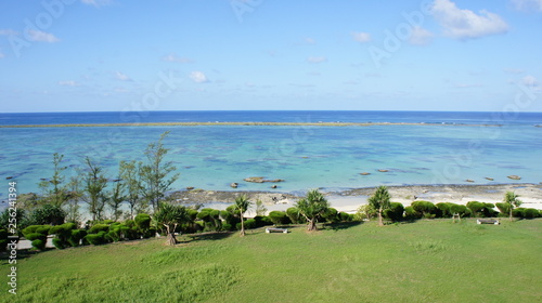 Resort white sand beach photo