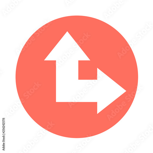 Free Download simple arrow sign icon - GFXLoad