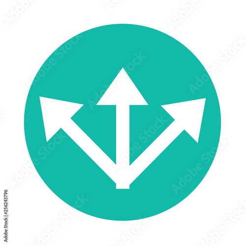 Free Download simple arrow sign icon - GFXLoad