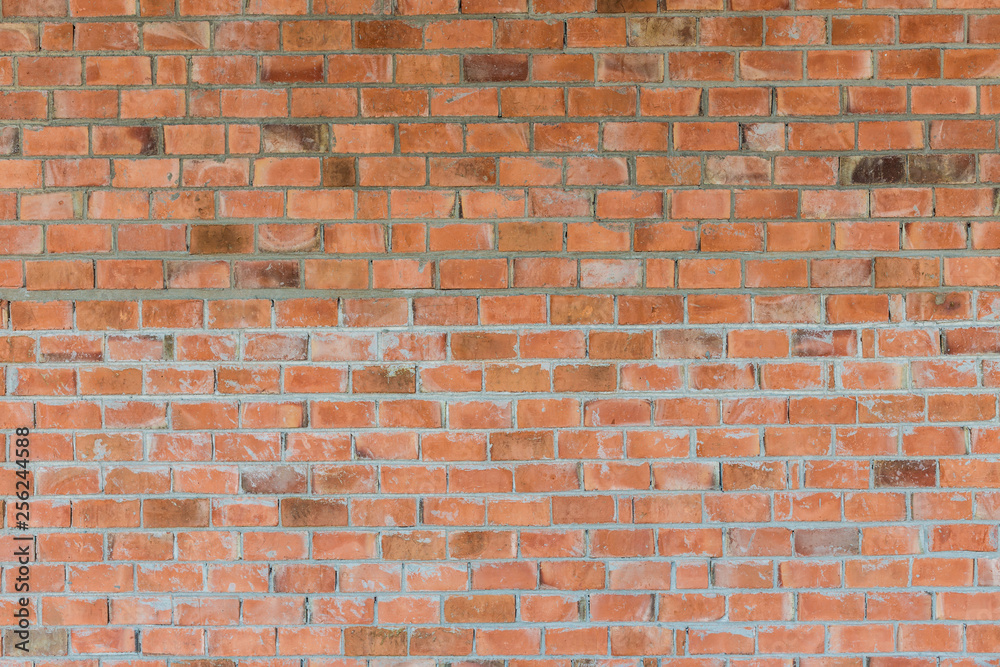 Old red brick wall Old red brick wall