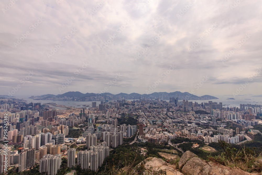 view of Hong Kong Island