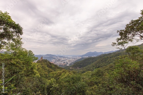 view of mountains  Hong Kong 
