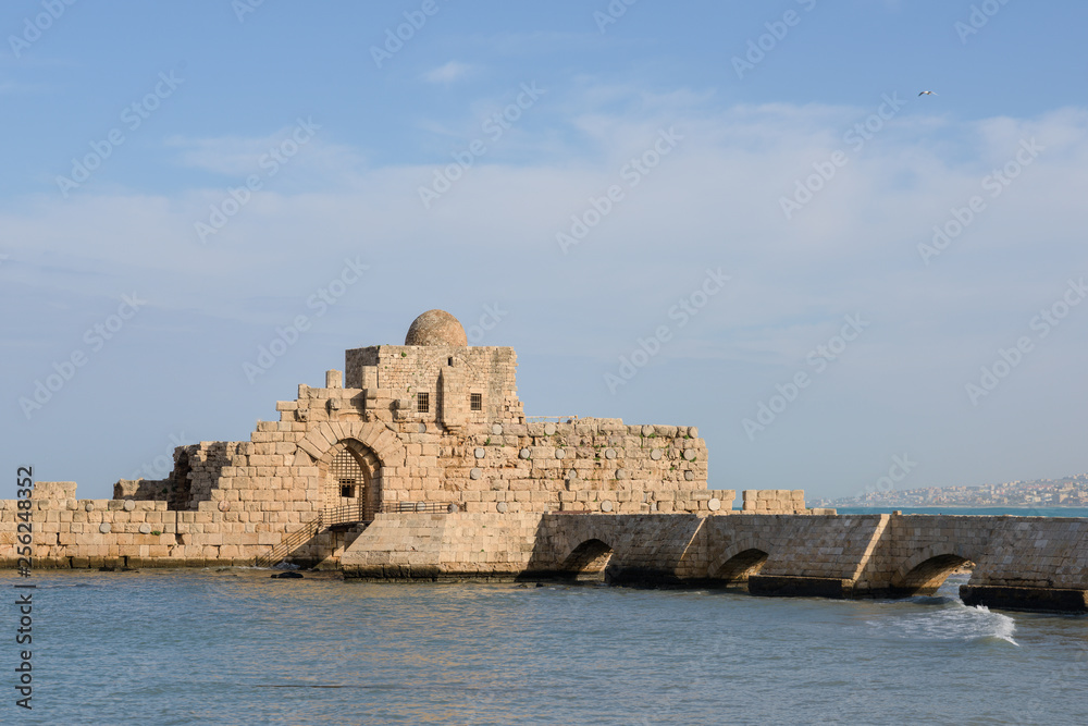 Saida Crusader Castle, Lebanon