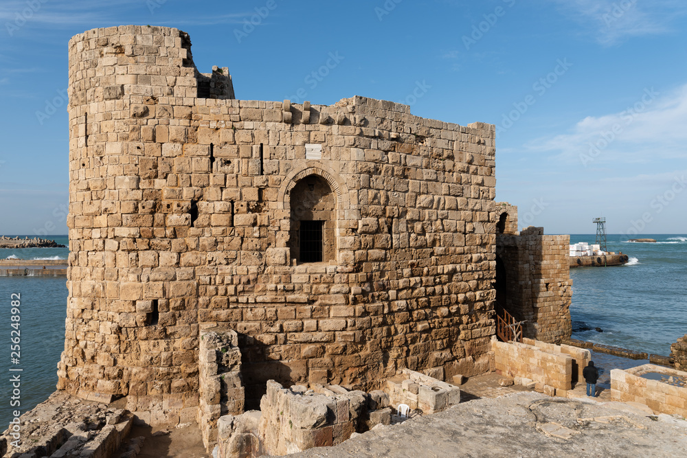 Saida Crusader Castle, Lebanon
