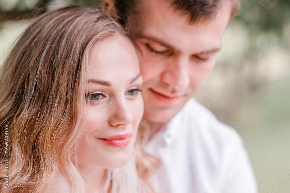 Sensual portrait of a man and woman Sensual portrait of a man and woman