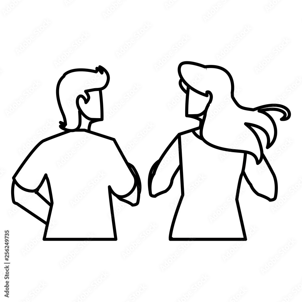 adventurous couple avatar character adventurous couple avatar character
