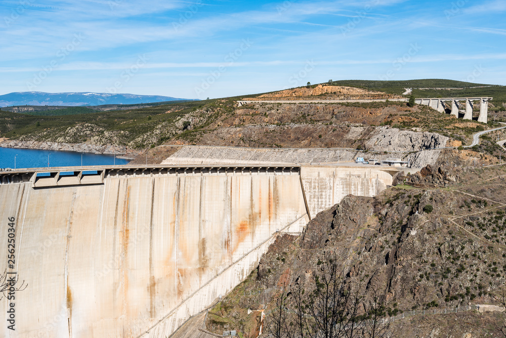 The Atazar reservoir and  dam