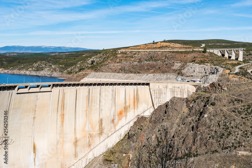 The Atazar reservoir and dam