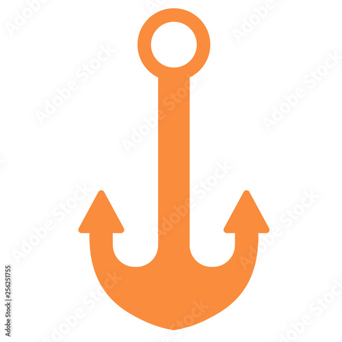 anchor flat illustration