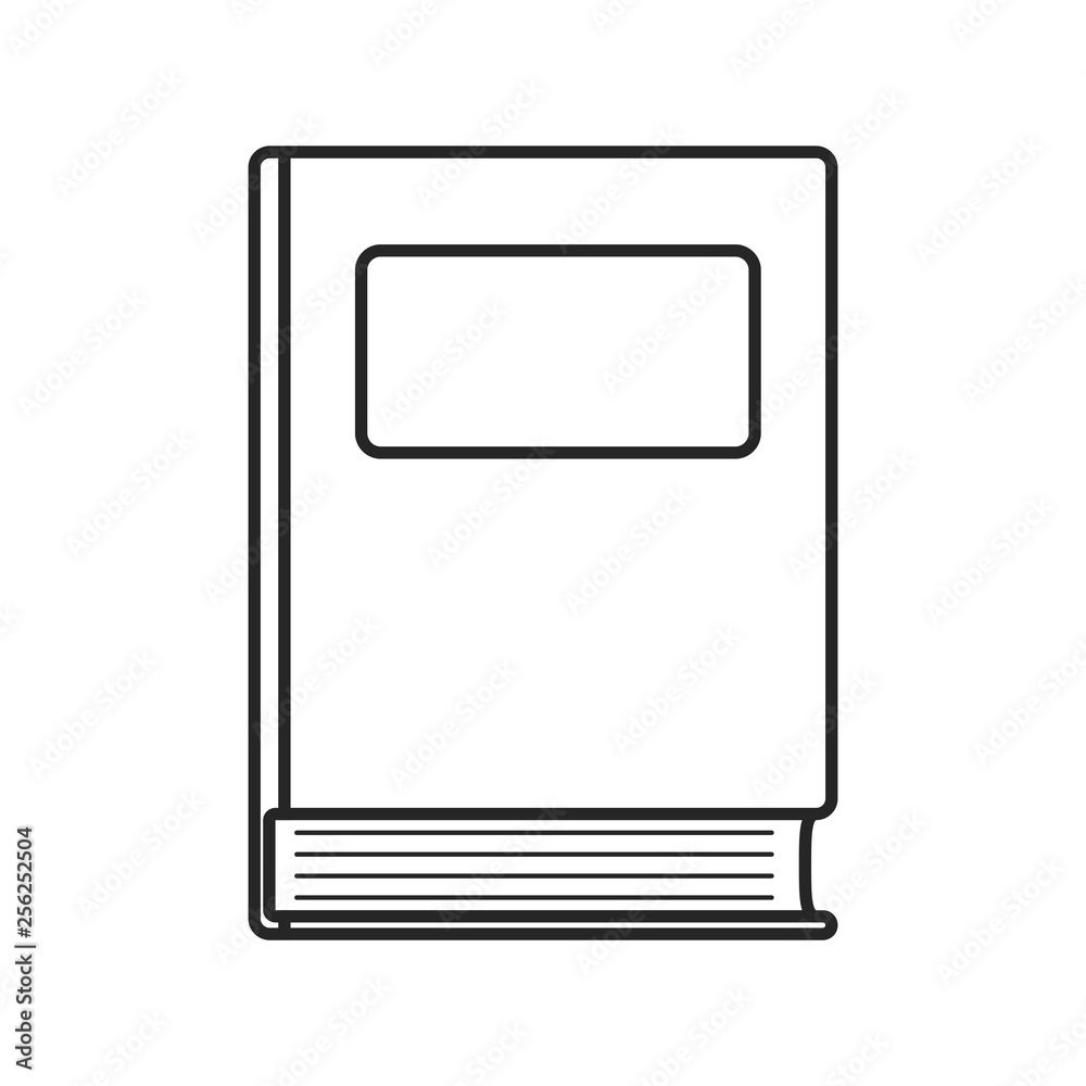 Book flat icon on white background, for any occasion Book flat icon on white background, for any occasion