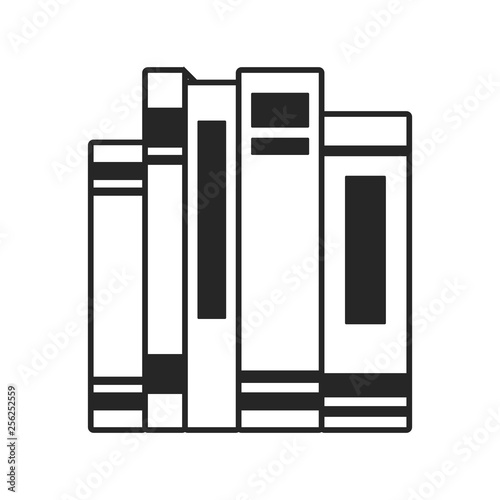 Book flat icon on white background, for any occasion