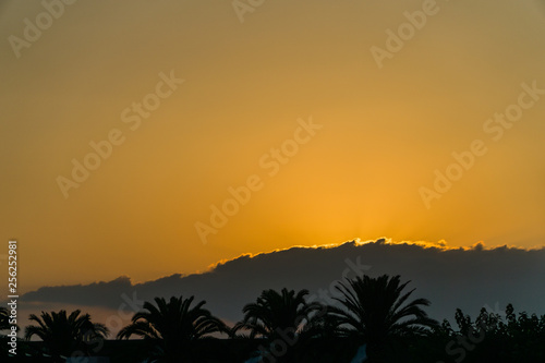 coucher de soleil peniscola