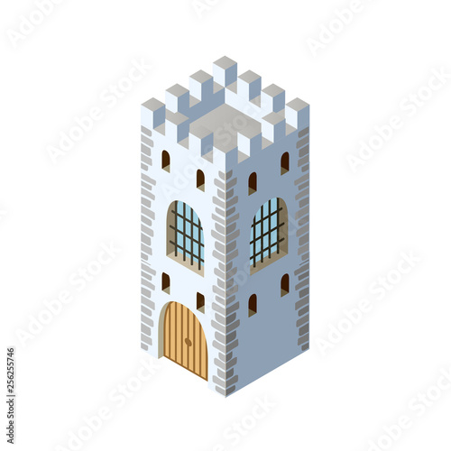 Fort fortress castle isometric