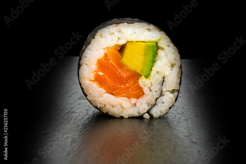 Sushi Roll on slate