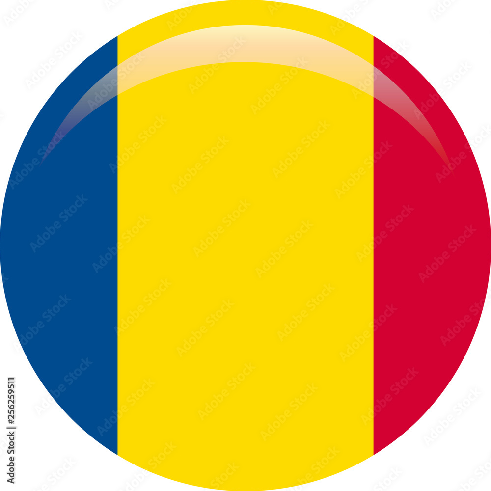 Romania flag, official colors and proportion correctly. National Romania flag.