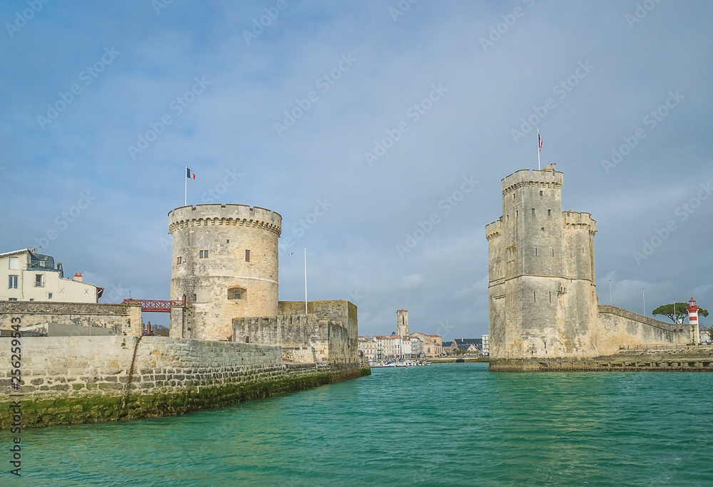 Beautiful old harbor La Rochelle