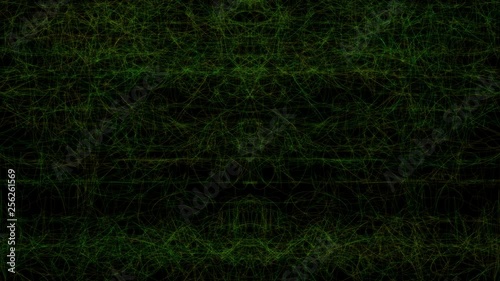 Mysterious Web Network Animated Dark Background Video