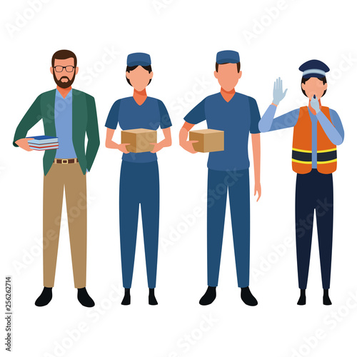 Jobs and professions avatars