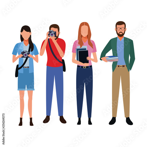 Jobs and professions avatars