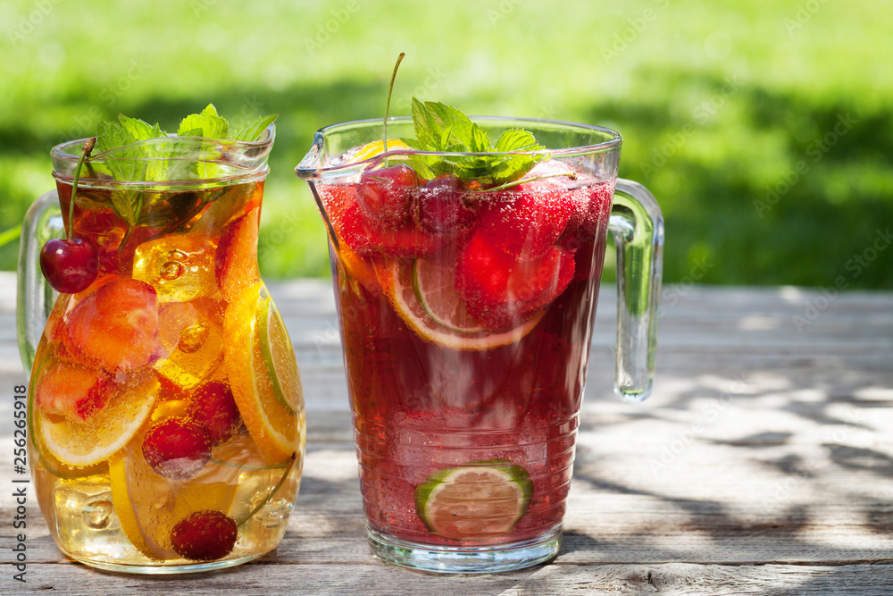 Homemade lemonade or sangria Homemade lemonade or sangria